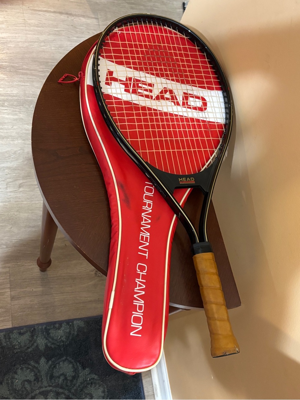 HEAD Tournament Champion Red Tennis Racket with Cover - Picture 11 of 13